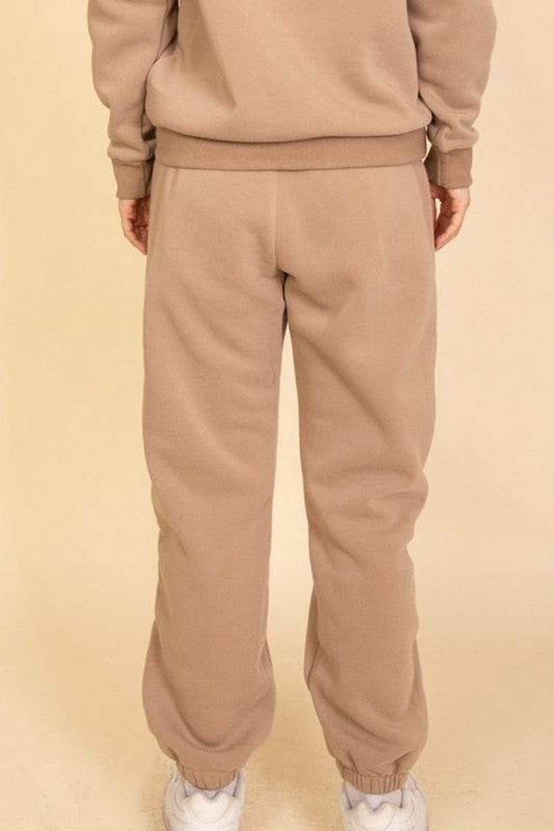 Side Pocket Drawstring Waist Sweatpants
