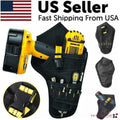 Heavy Duty Drill Holster Tool Belt Pouch Bit Holder Hanging Waist Bag Drill Tool