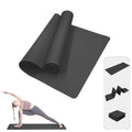 Solana Yoga Mat 4Mm Thick with Nylon Strap for Men & Women - Non Slip Exercise Mat for Home Yoga, Pilates, Stretching, Floor & Fitness Workouts
