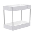 2 Tier under Sink Organizer Kitchen Organizer Cabinet Storage Rack Multipurpose Rack under Sink Storage for Bathroom Kitchen