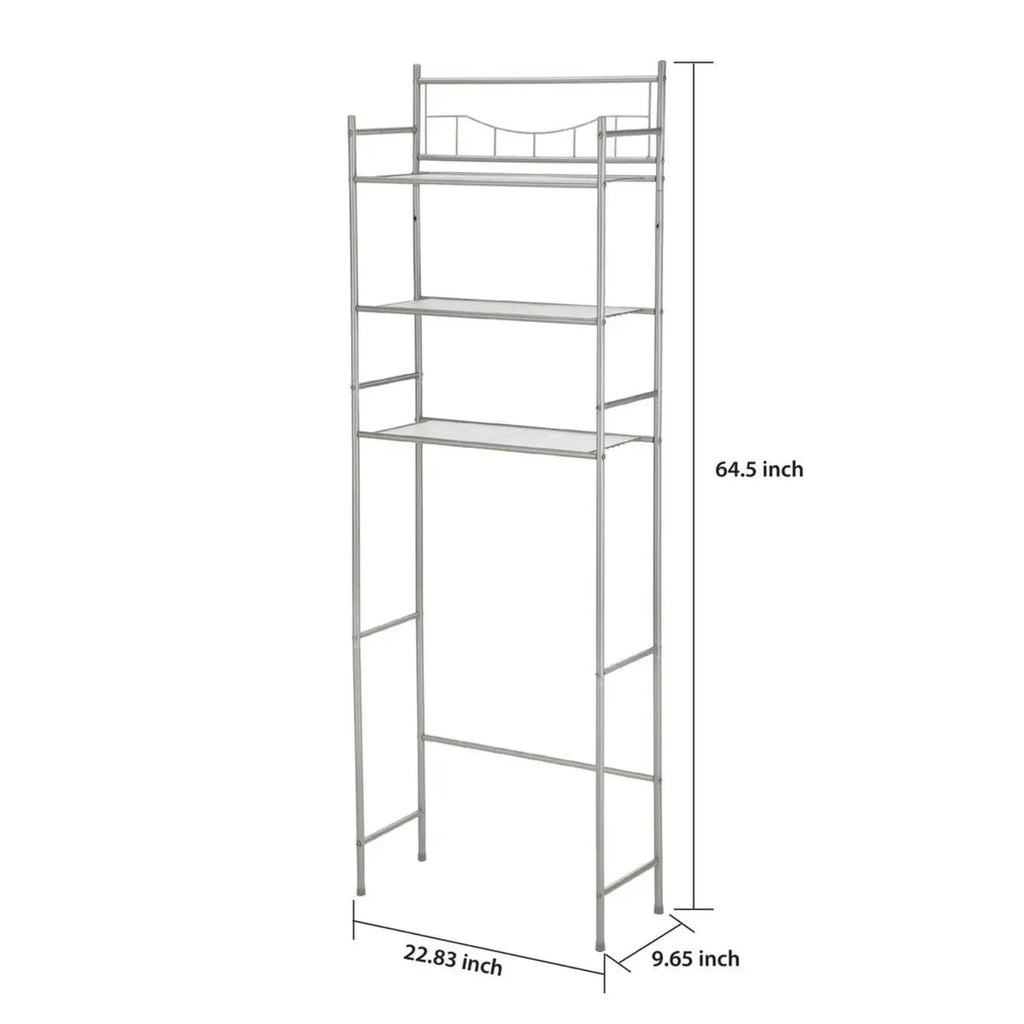 Mainstays 3-Shelf Over-The-Toilet Steel Storage Rack