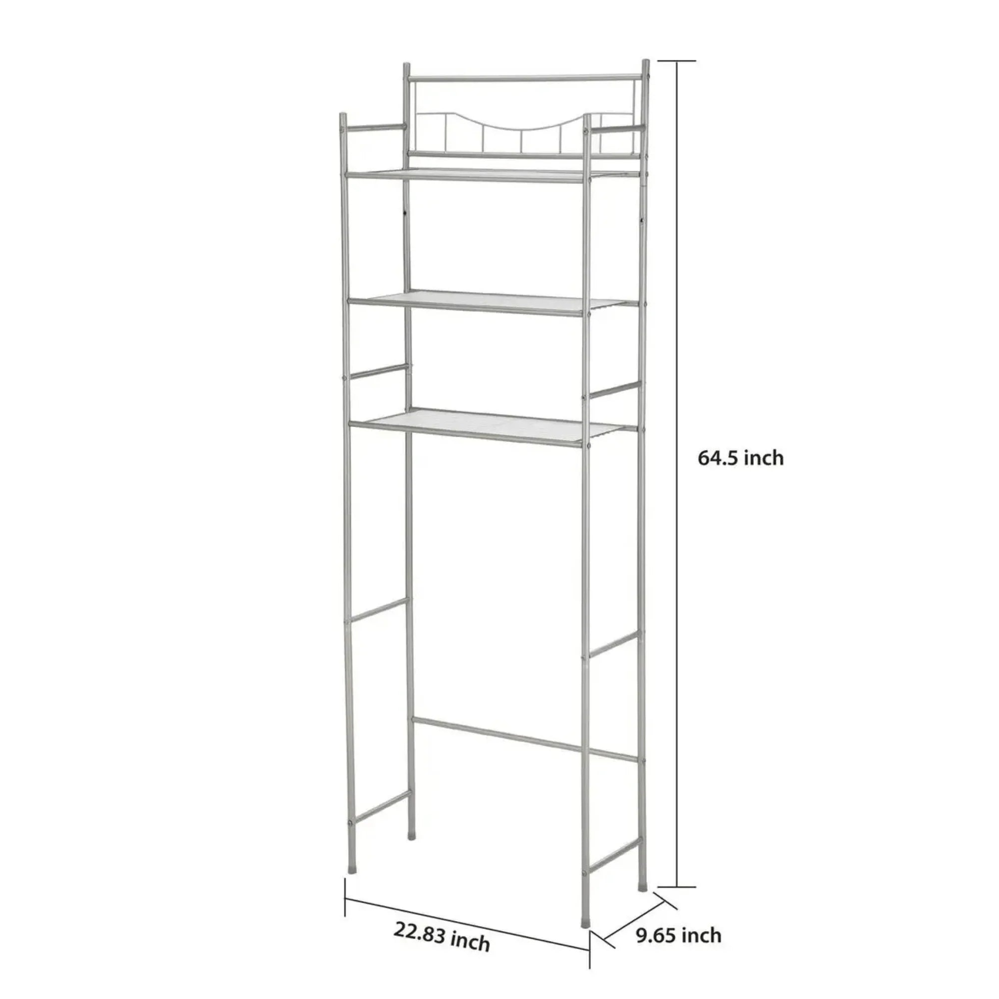 Mainstays 3-Shelf Over-The-Toilet Steel Storage Rack