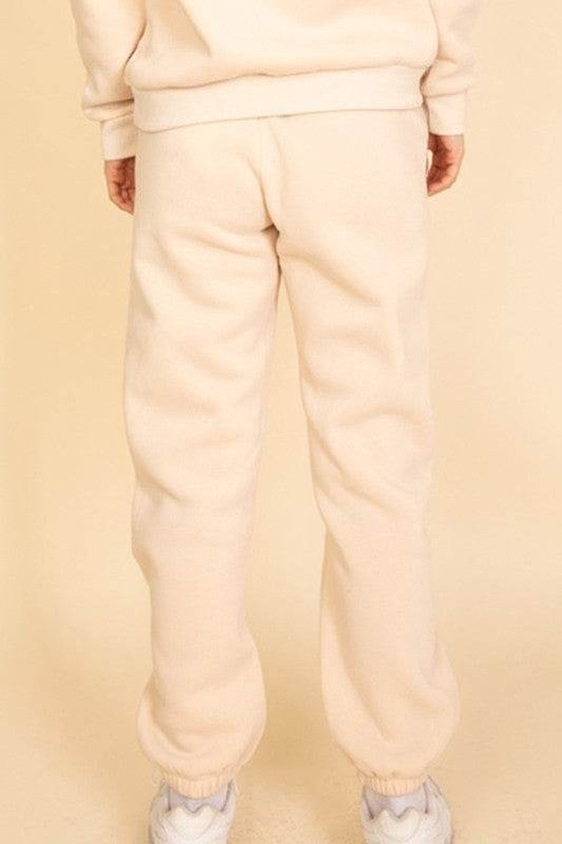 Side Pocket Drawstring Waist Sweatpants