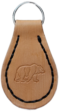Handcrafted Leather Keychain / Fob